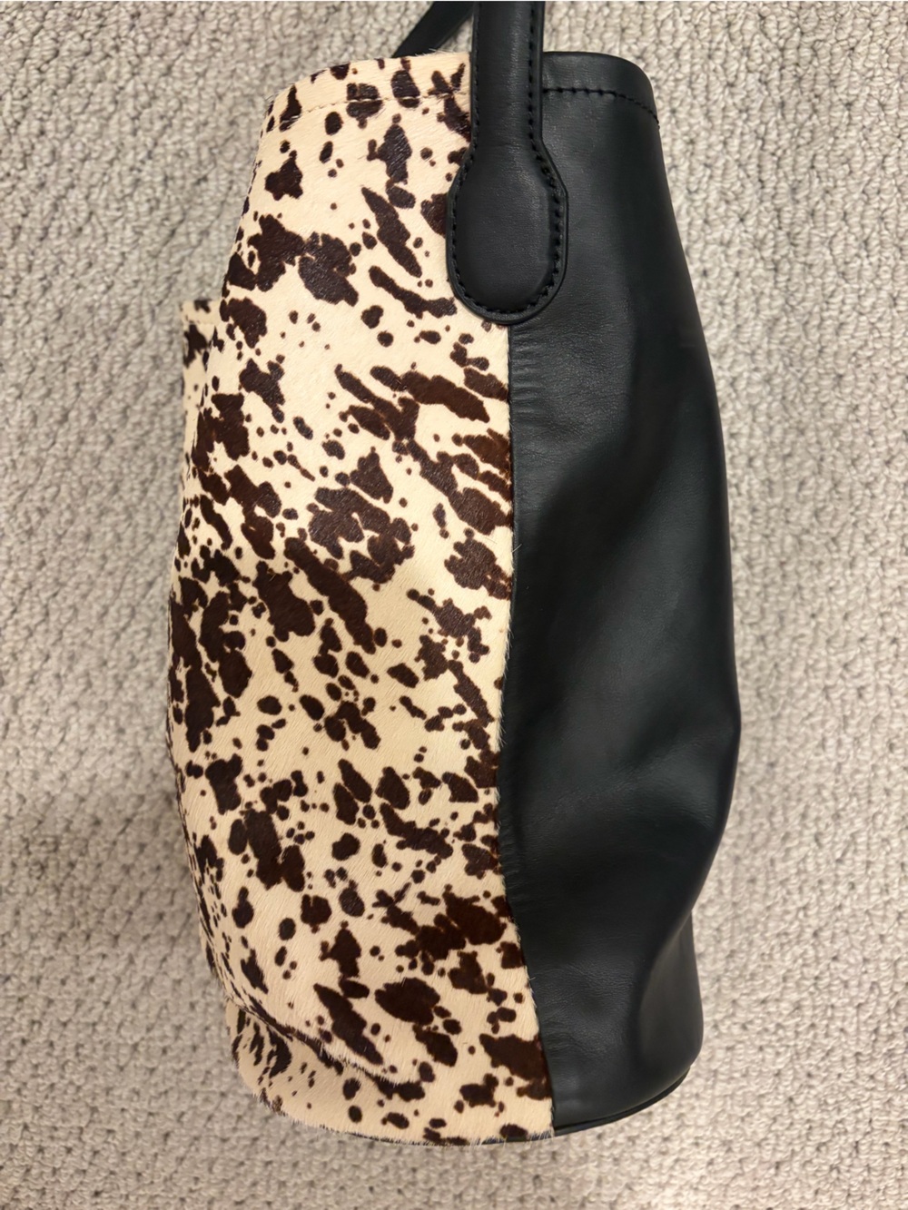 J.Crew Berkeley Bucket Bag in Leather and Calf Hair - Picture 7 of 10